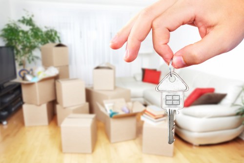 Professional removals van handling urgent home and office moves in Marylebone