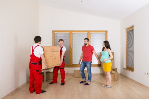 Professional man and van help for residential and office moves in Marylebone