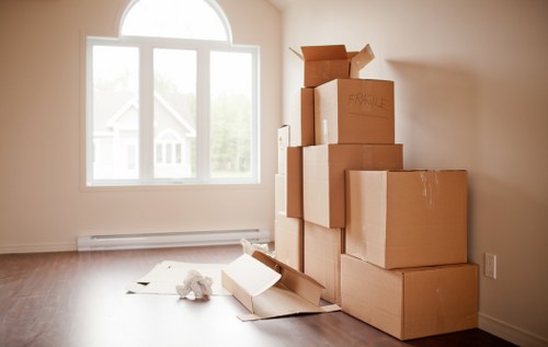 Commercial man and van support for office deliveries in Marylebone