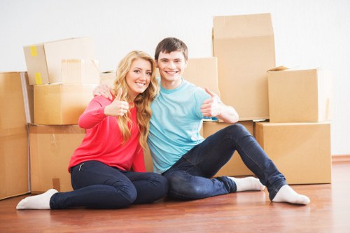 Moving truck service for office relocation in Marylebone