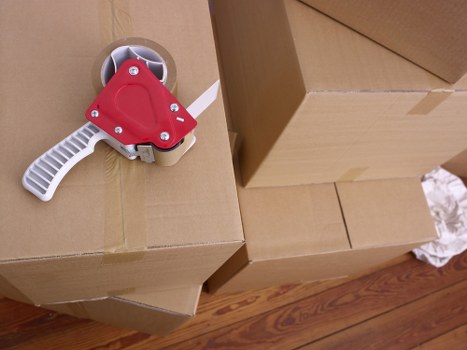 Commercial packing boxes and supplies for offices in Marylebone