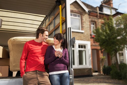 Local movers loading items for a short notice relocation near Marylebone